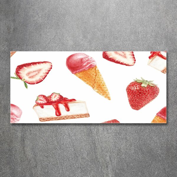 Quadro su vetro acrilico Dessert