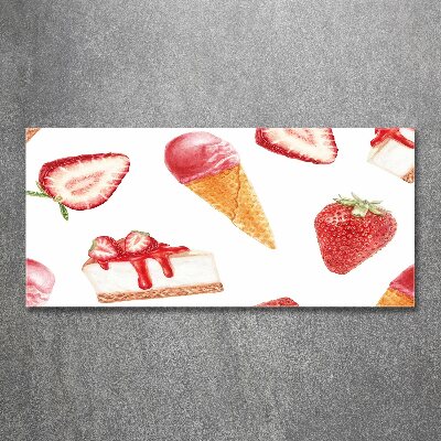 Quadro su vetro acrilico Dessert