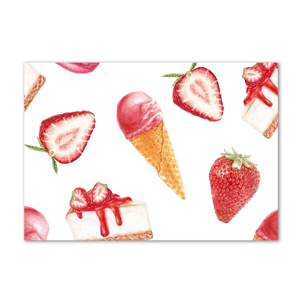 Quadro su vetro acrilico Dessert