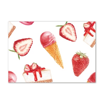 Quadro su vetro acrilico Dessert