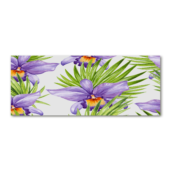 Quadro su vetro acrilico Orchidea