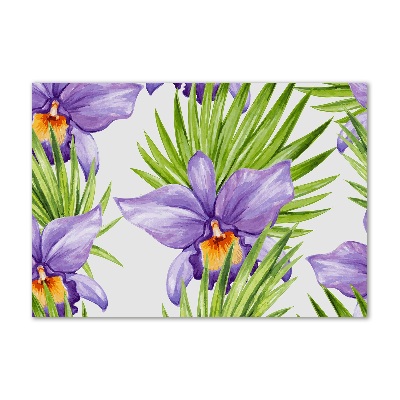 Quadro su vetro acrilico Orchidea
