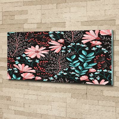 Quadro vetro acrilico Fiori primaverili