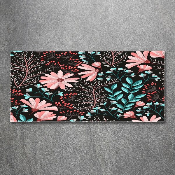 Quadro vetro acrilico Fiori primaverili