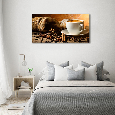 Quadro su vetro acrilico Caffè e spezie