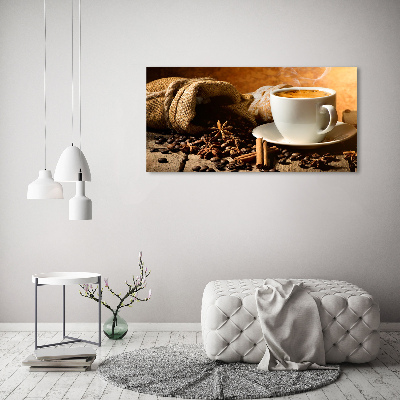 Quadro su vetro acrilico Caffè e spezie