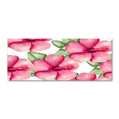 Quadro vetro acrilico Fiori tropicali