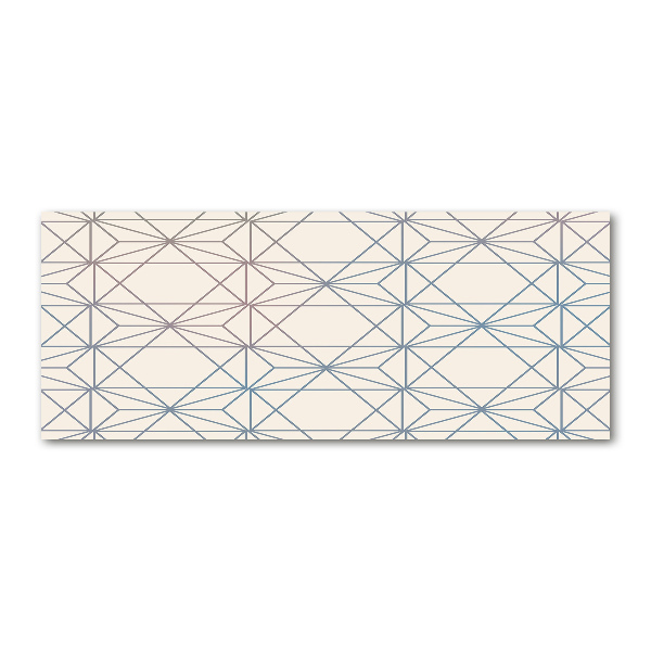 Quadro in vetro acrilico Sfondo geometrico