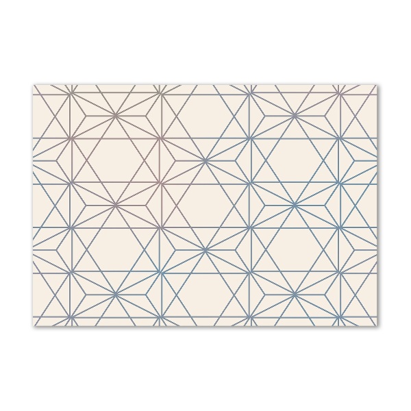 Quadro in vetro acrilico Sfondo geometrico