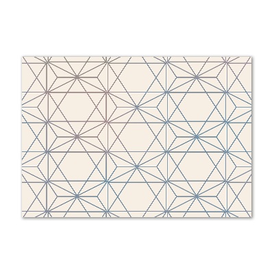 Quadro in vetro acrilico Sfondo geometrico