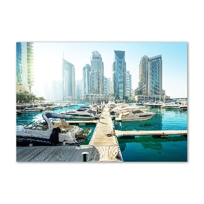 Quadro vetro acrilico Marina di Dubai