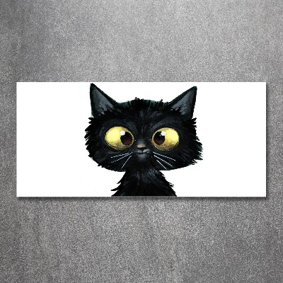 Quadro in vetro acrilico Illustrazione di un gatto