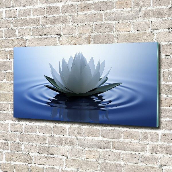 Quadro su vetro acrilico Ninfea