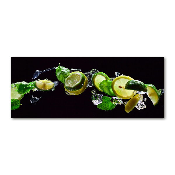 Quadro vetro acrilico Lime e limone