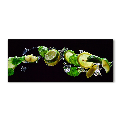 Quadro vetro acrilico Lime e limone