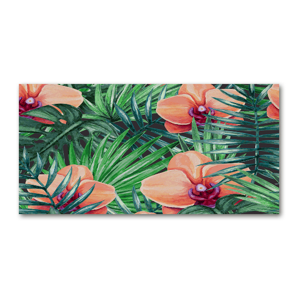 Quadro vetro acrilico Orchidea