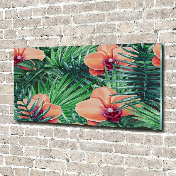 Quadro vetro acrilico Orchidea