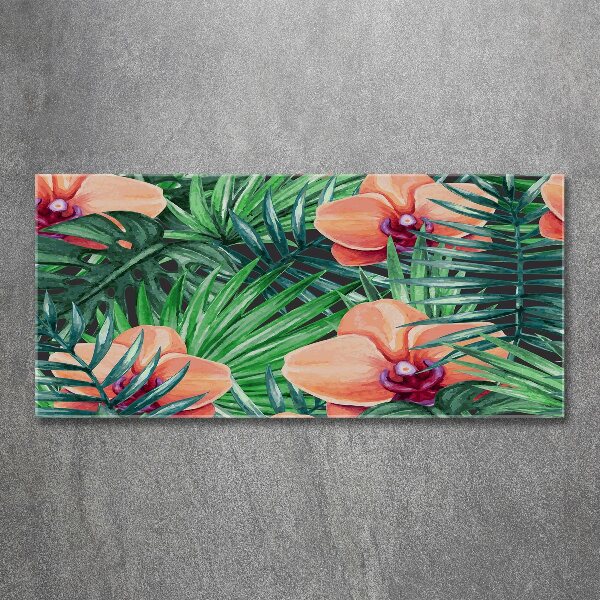 Quadro vetro acrilico Orchidea