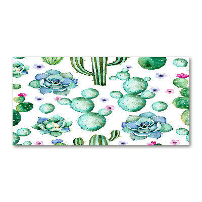 Quadro vetro acrilico Cactus