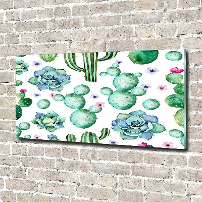 Quadro vetro acrilico Cactus