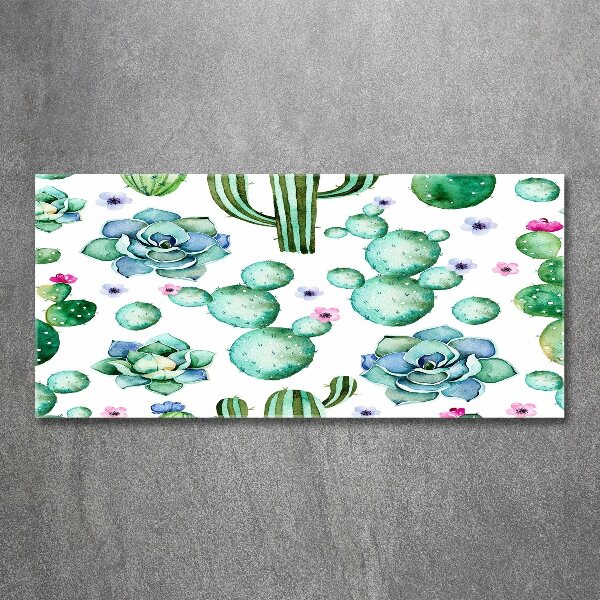 Quadro vetro acrilico Cactus