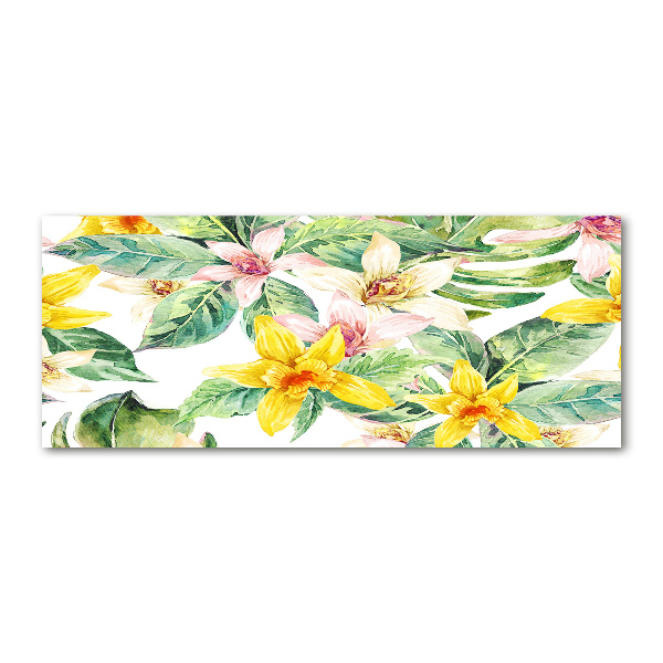 Quadro su vetro acrilico Orchidea