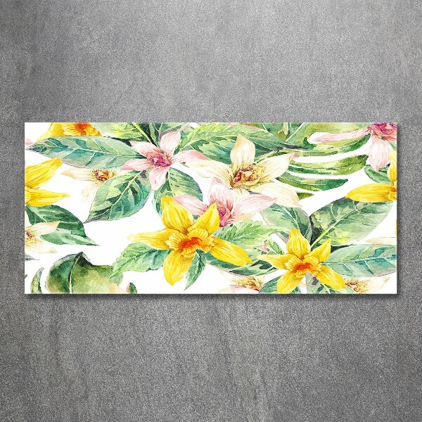 Quadro su vetro acrilico Orchidea