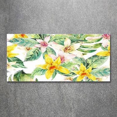 Quadro su vetro acrilico Orchidea