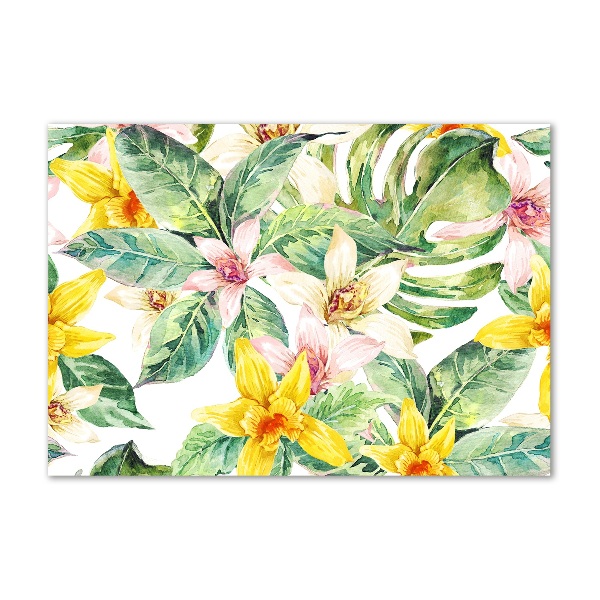 Quadro su vetro acrilico Orchidea