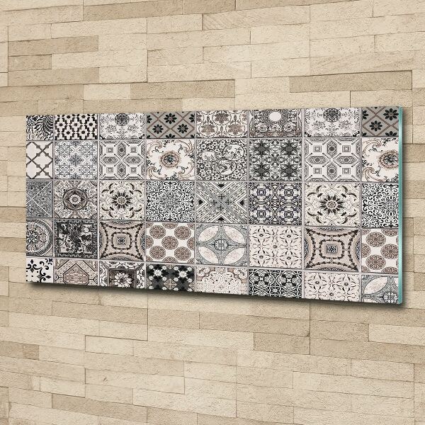 Quadro in vetro acrilico Piastrelle in ceramica