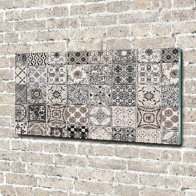 Quadro in vetro acrilico Piastrelle in ceramica