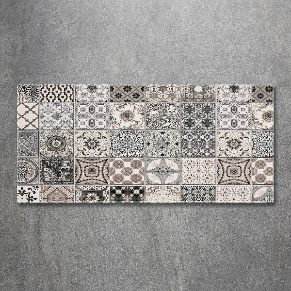 Quadro in vetro acrilico Piastrelle in ceramica