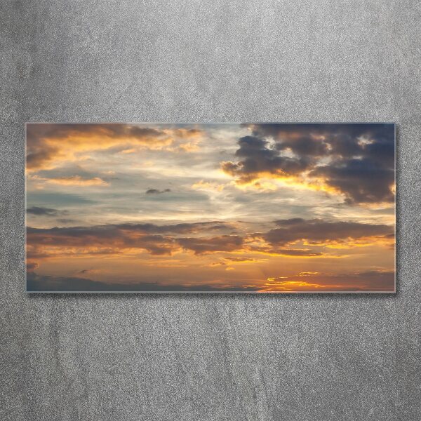 Quadro vetro acrilico Tramonto