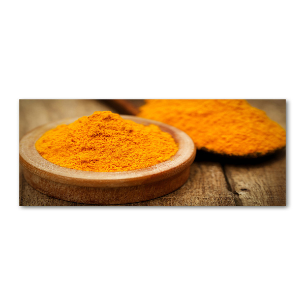 Quadro in vetro acrilico Spezia curcuma