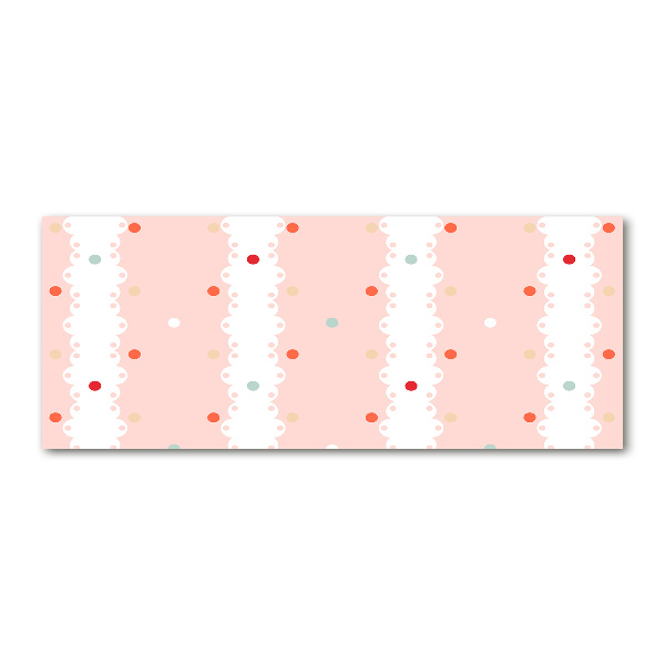 Quadro vetro acrilico Sfondo a pois colorati