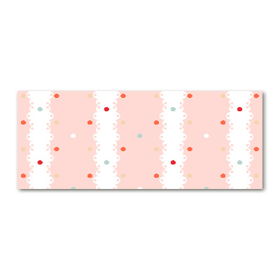 Quadro vetro acrilico Sfondo a pois colorati