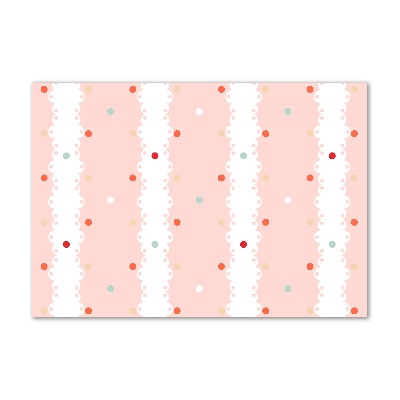 Quadro vetro acrilico Sfondo a pois colorati