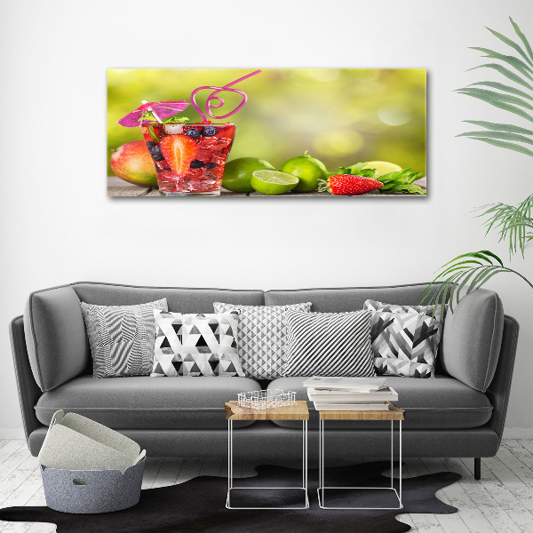 Quadro su vetro acrilico Cocktail di frutta