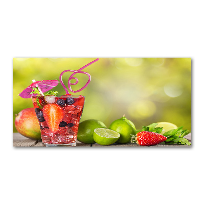 Quadro su vetro acrilico Cocktail di frutta