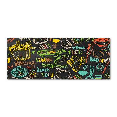 Quadro vetro acrilico Cibo tailandese