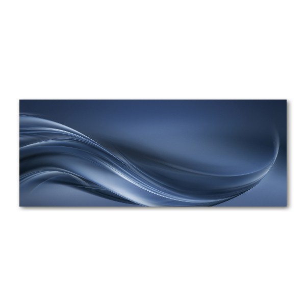 Quadro su vetro acrilico Onda grigia