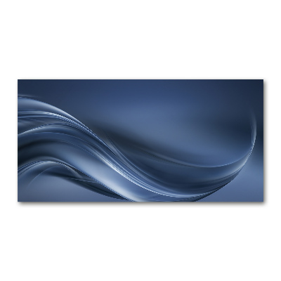 Quadro su vetro acrilico Onda grigia