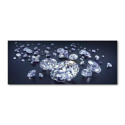 Quadro in vetro acrilico Diamanti