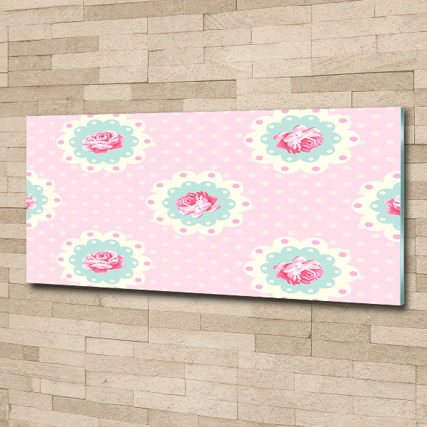 Quadro su vetro acrilico Rose