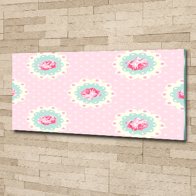 Quadro su vetro acrilico Rose