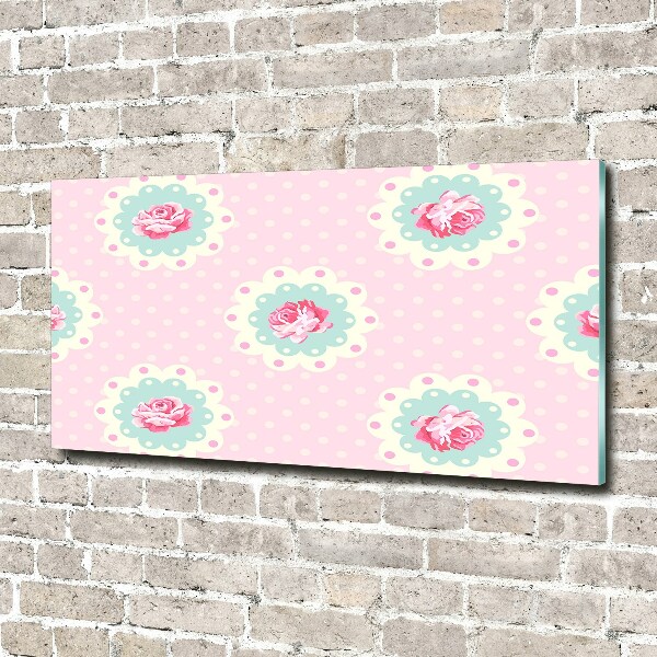 Quadro su vetro acrilico Rose