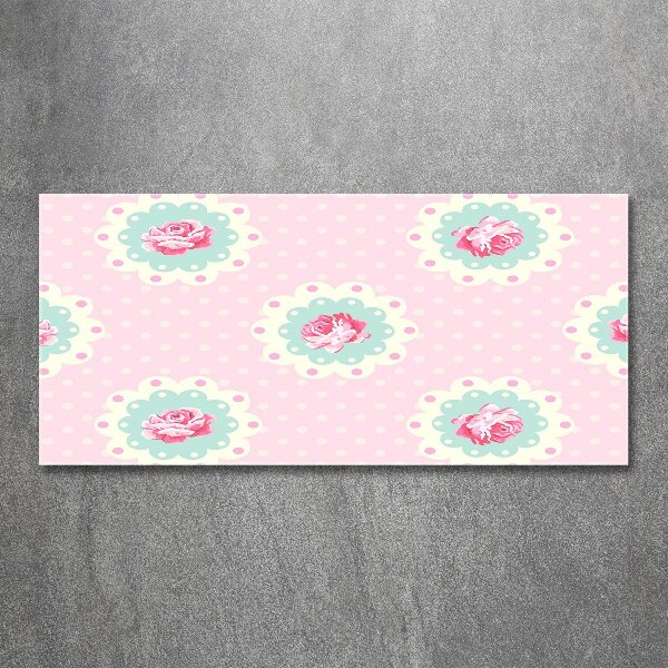 Quadro su vetro acrilico Rose