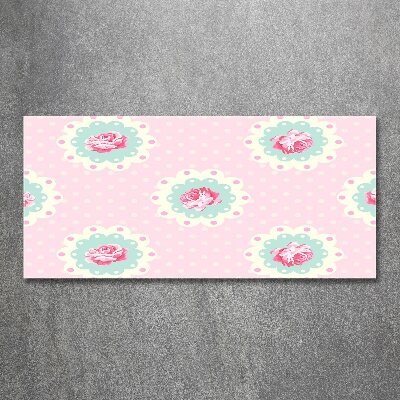 Quadro su vetro acrilico Rose