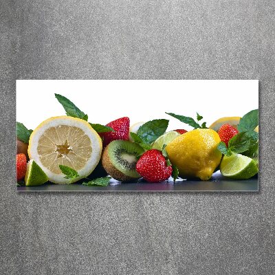 Quadro in vetro acrilico Frutta e verdura
