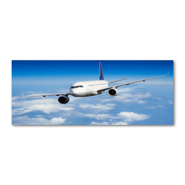 Quadro in vetro acrilico Un aereo in aria